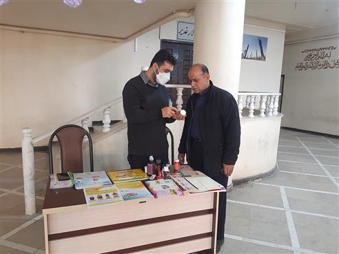 برپایی ایستگاه سلامت در فرمانداری شهرستان آبادان
